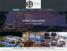 Tablet Screenshot of henselassociates.com